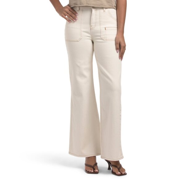 SEVENTY+MOCHI ecru Queenie Jeans - Picture 1 of 2